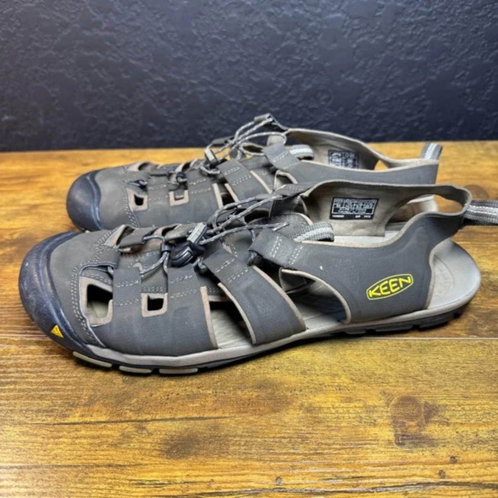 KEEN Arroyo II 1008666 Brown‎ Leather Hiking Sandals Mens 10.5 US EU 44